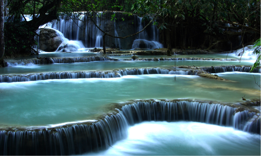 Image of Waterfalls, Si Phan Don (Four Thousand Islands), Laos