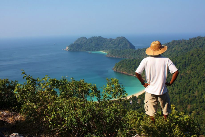 Image of lookout at Macleod Island, Burma